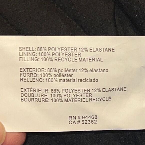 Nautica Women's Hooded Packable Short Puffer Coat Purple Tulip Q221886 Small NWT - Picture 8 of 11